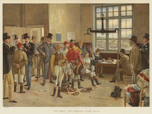 Derby, punnitushuone, Epsom (chromolitho)